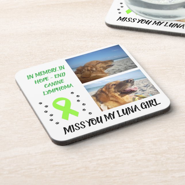 In Loving Memory - Forever In Our Hearts Coaster (Left Side)