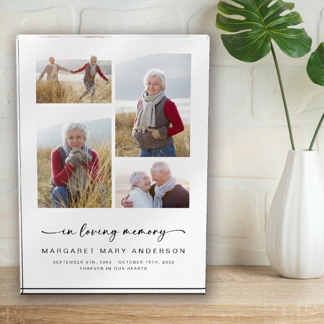 In Loving Memory | Four Photos Funeral Sympathy (Creator Uploaded)