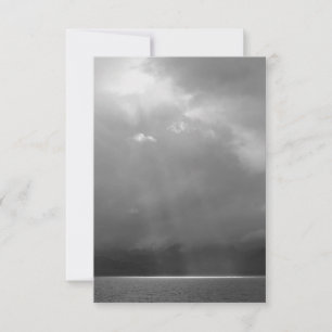 In Loving Memory Full Photo Funeral Thank You Card