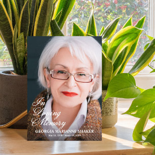 In Loving Memory Full Photo Memorial Program Programme