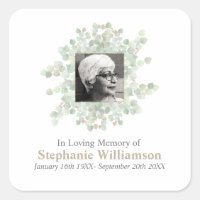 In Loving Memory Funeral Memorial Eucalyptus