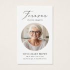 In Loving Memory Funeral Memorial Prayer Card