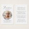 In Loving Memory Funeral Memorial Prayer Card