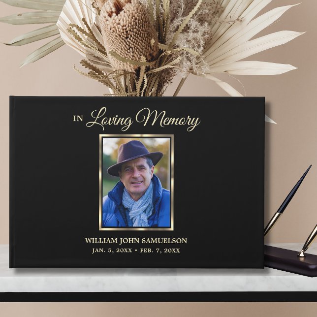 In Loving Memory Funeral Memorial Sign in Guest Book (Creator Uploaded)