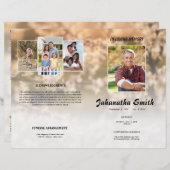 In Loving Memory-Funeral Program Flyer (Front/Back)