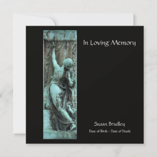 In Loving Memory Funerary Art Celebration of Life Invitation