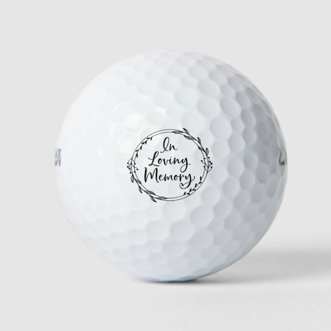 In loving memory golf balls (Front)