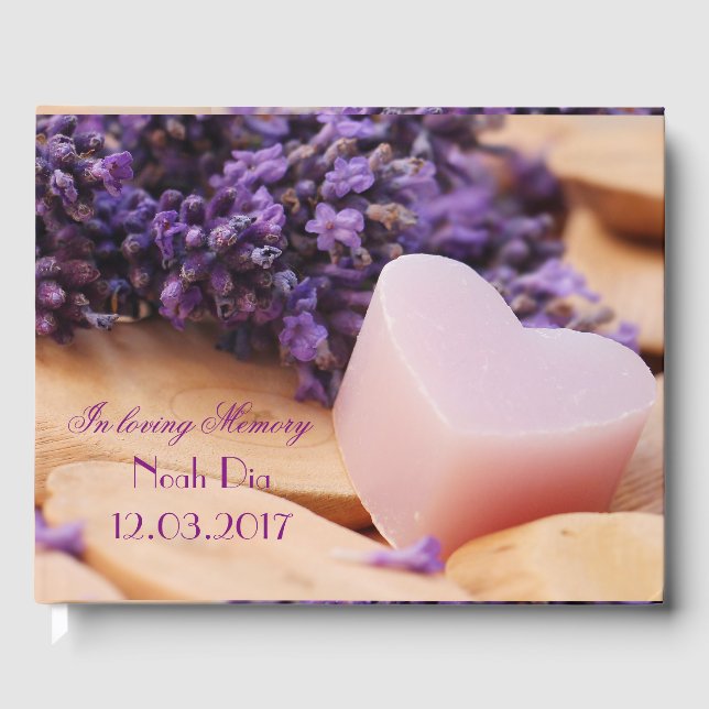 In Loving Memory Guest Book: Funeral Guest Book (Front)