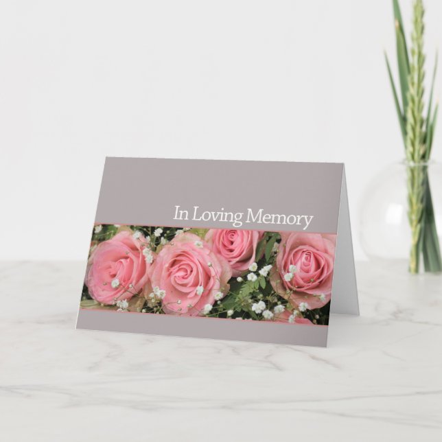 In Loving Memory Invitation (Front)