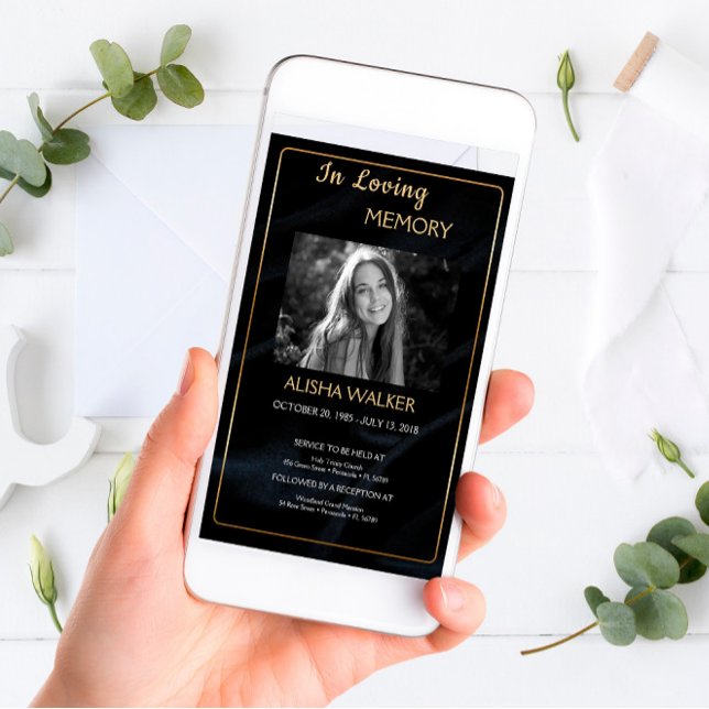  In Loving Memory Invitation, Memorial  Invitation (Creator Uploaded)