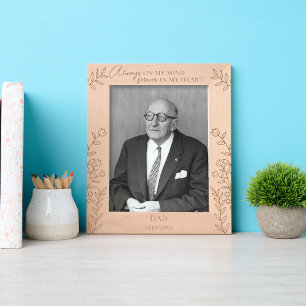 In Loving Memory Keepsake Personalised Memorial Etched Frames