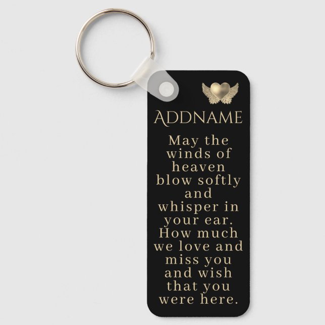 In Loving Memory Keychain (Front)