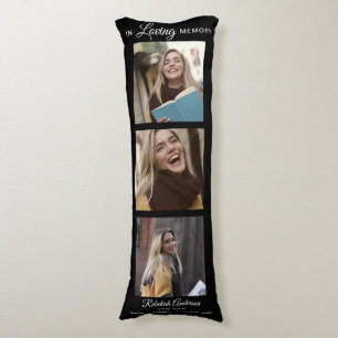 In Loving Memory Memorial 3 Photo  Body Cushion