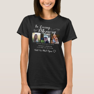 In Loving Memory Memorial 3 Photo T-Shirt