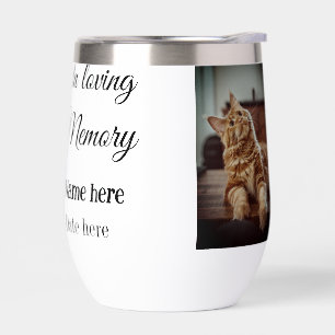 In loving memory memorial keepsake add pet name
