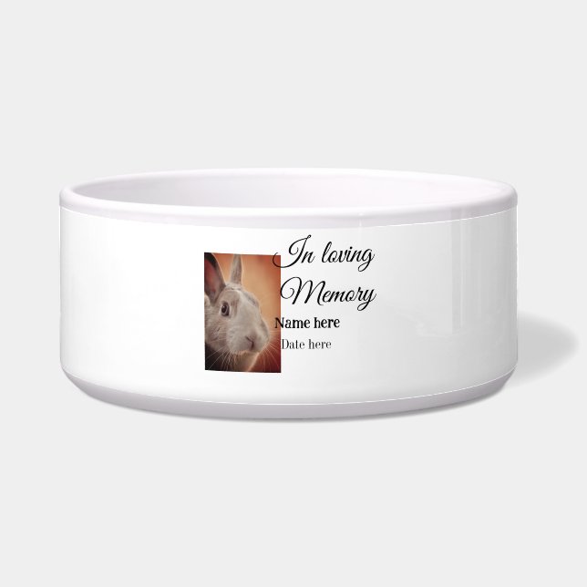 In loving memory memorial keepsake add pet name (Front)
