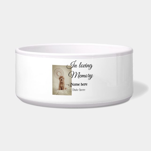 In loving memory memorial keepsake add pet name (Front)