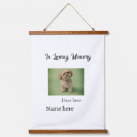 In loving memory memorial keepsake add pet name