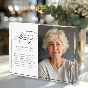 "In Loving Memory" Memorial, Name, Photo