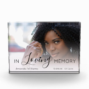 In Loving Memory   Memorial Photo Block