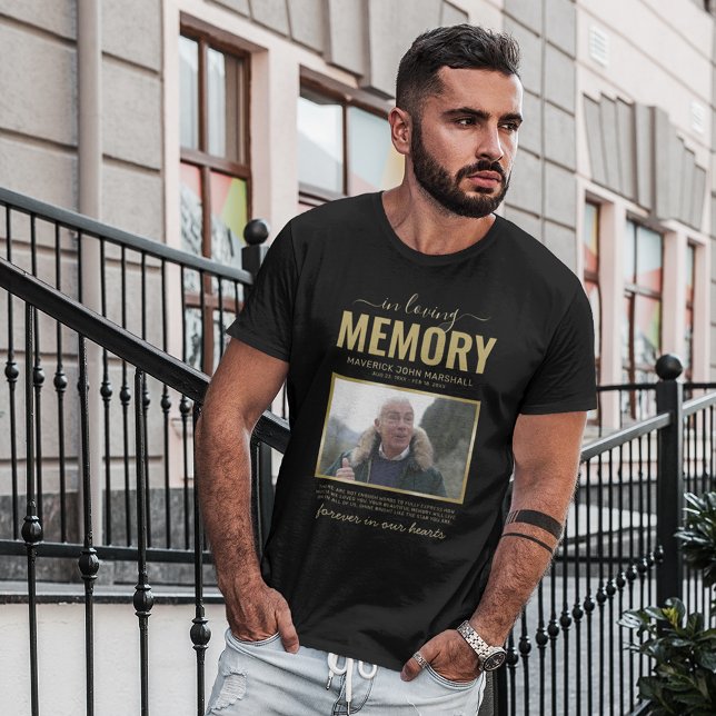 In Loving Memory Memorial Picture T-Shirt (Creator Uploaded)