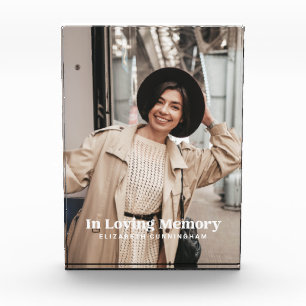 In Loving Memory Modern Custom Photo Memorial