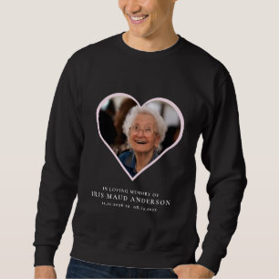 in loving memory  modern cute heart photo T-Shirt Sweatshirt
