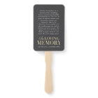 In Loving Memory Modern Elegant Photo Memorial