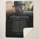In Loving Memory Name, Custom Quote/Poem & Photo