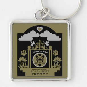 In loving Memory Of A French Bulldog Key Ring