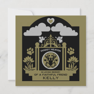 In loving Memory Of A Labrador Retriever Card