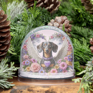 In Loving Memory of Dachshund Snowglobe