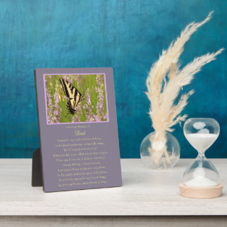 In Loving Memory of Dad Beautiful Memorial Plaque