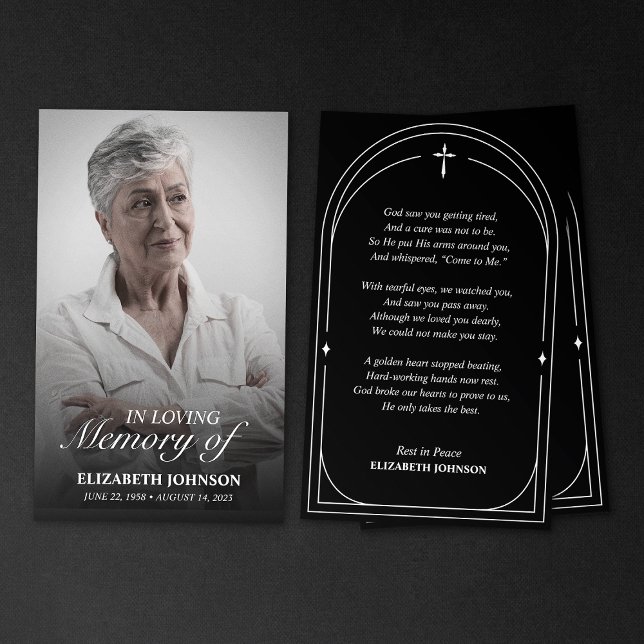 In Loving Memory of Funeral Memorial Card Photo (Creator Uploaded)