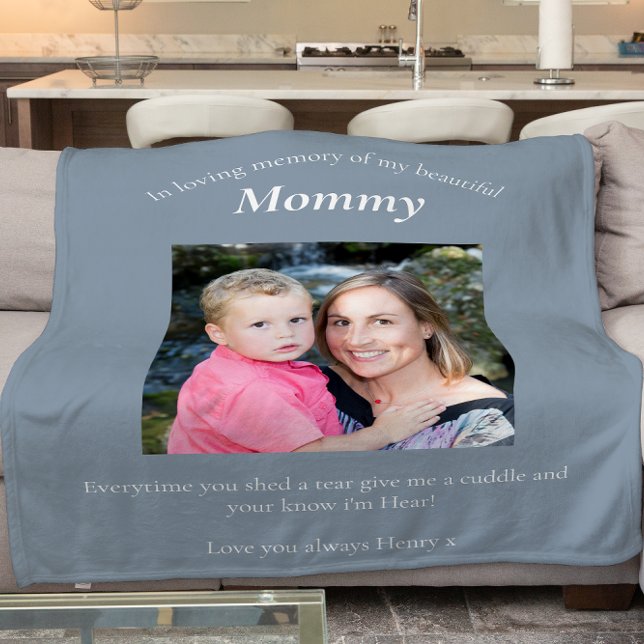  In loving memory of  mummy memorial  Fleece Blanket (Creator Uploaded)