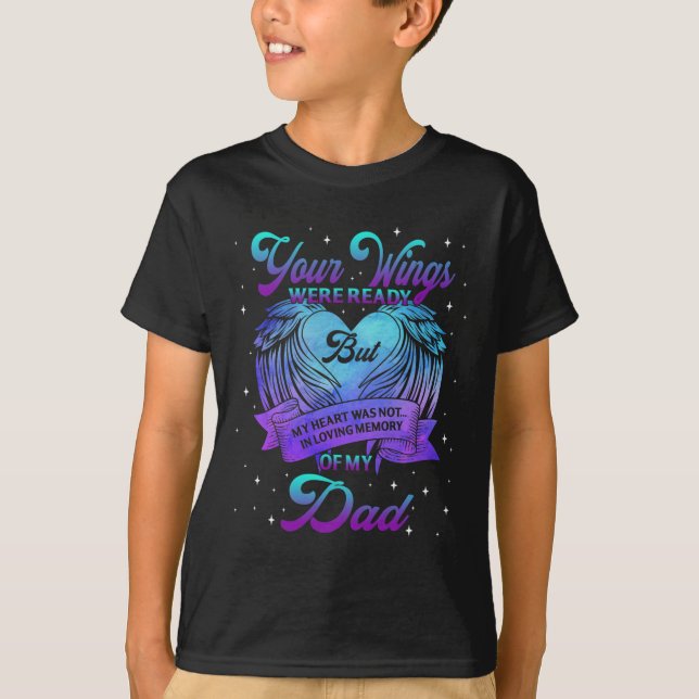 In Loving Memory Of My Dad Suicide Prevention Awar T-Shirt (Front)