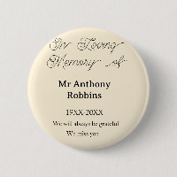In Loving memory of name funeral memory keepsake