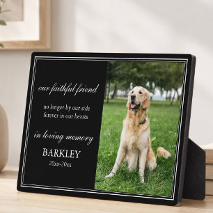 In Loving Memory Pet Dog Memorial Plaque