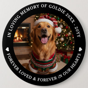 In Loving Memory Pet Photo Custom 6 Cm Round Badge