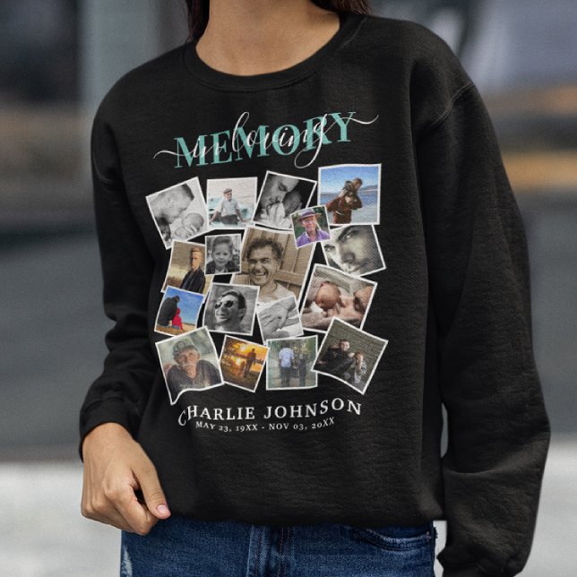 In Loving Memory Photo Collage Memorial Sweatshirt (Creator Uploaded)
