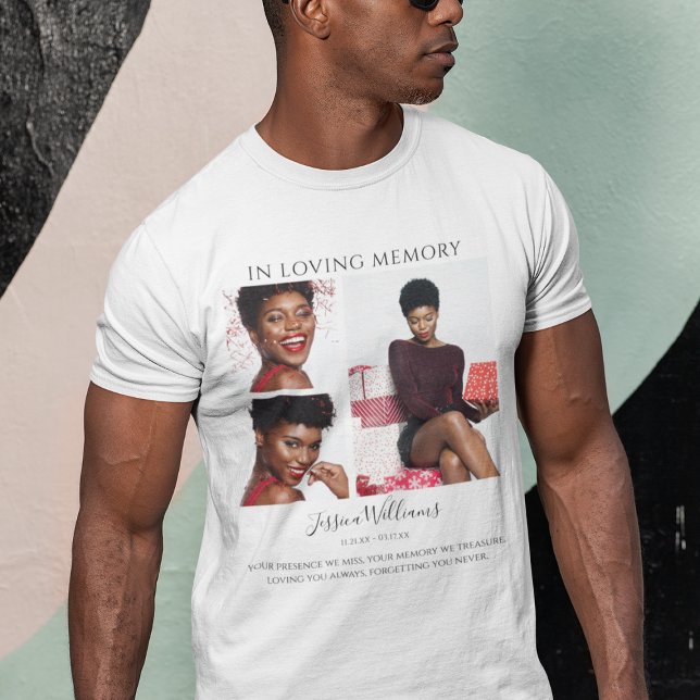 In Loving Memory | Photo Collage | Memorial T-Shirt (Creator Uploaded)