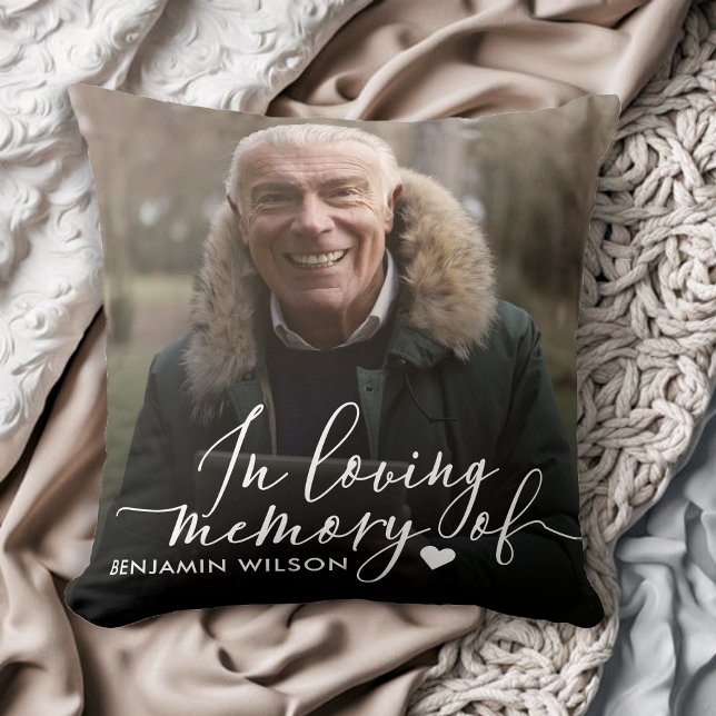 In Loving Memory Photo Cushion (Creator Uploaded)