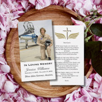 In Loving Memory Photo Funeral Memorial Prayer