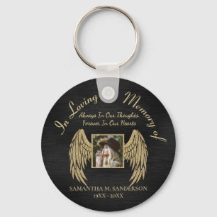 In Loving Memory Photo Keepsake Key Ring