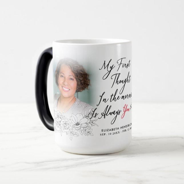 In Loving Memory Photo Magic Mug (Front Left)