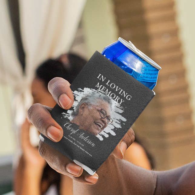 In Loving Memory | Photo Memorial Can Cooler (Creator Uploaded)