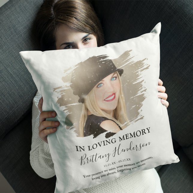 In Loving Memory | Photo Memorial Cushion (Creator Uploaded)