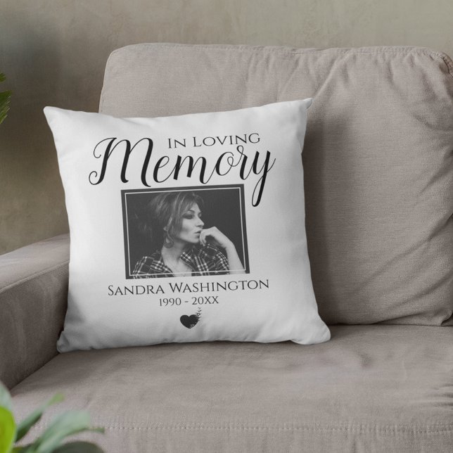In Loving Memory | Photo Memorial Cushion (Creator Uploaded)