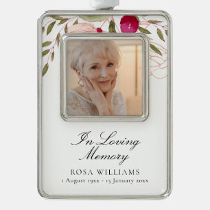 In Loving Memory Photo Ornament Funeral Favour