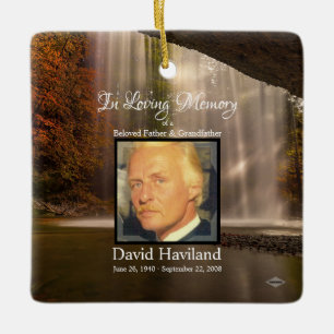 In Loving Memory Photo Ornament HAMbWG